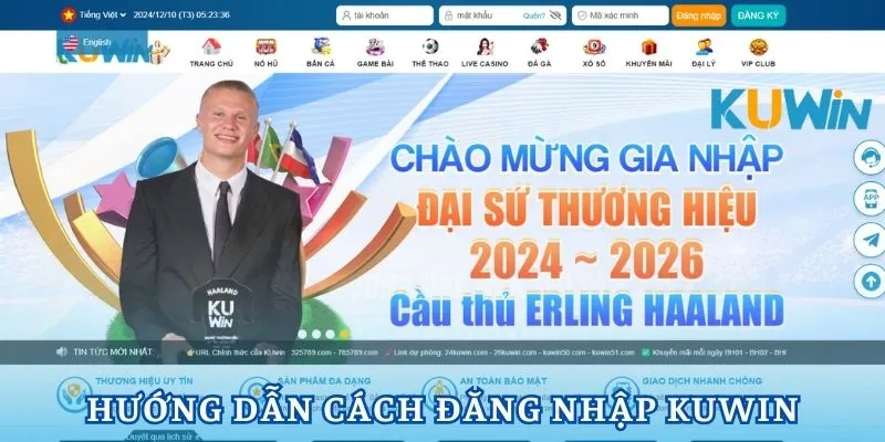 Đăng nhập Kuwin cực đơn giản và nhanh chóng