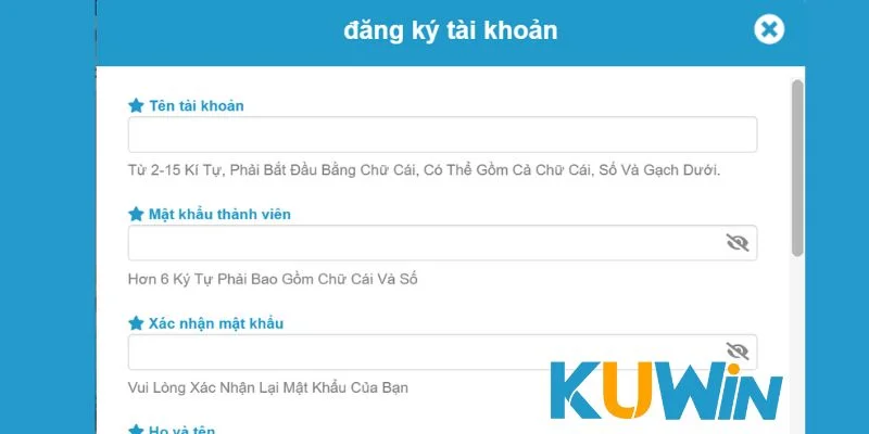 Hướng dẫn đăng ký Kuwin